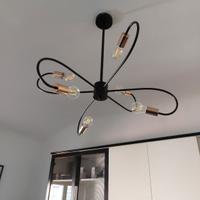 
Lampadario a 6 lumi '80