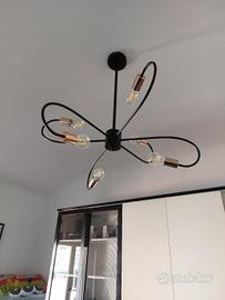 
Lampadario a 6 lumi '80