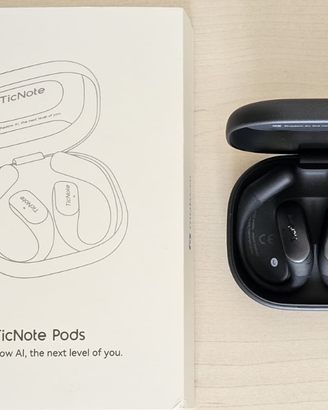 TicNote Pods cuffie 4G con registratore appunti AI