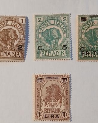 Somalia italiana 1906/1926-elefanti e leoni