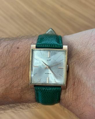 Orologio LIP vintage anni '70 placcato oro