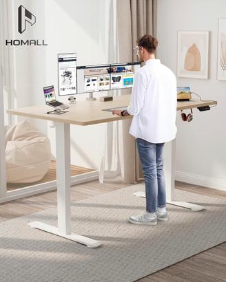 Scrivania elettrica regolabile 140x70 Homall