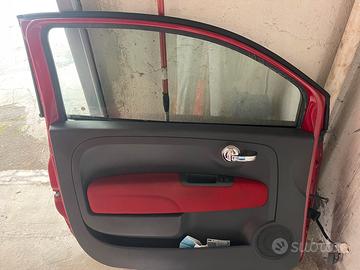 vetro finestrino e meccanismo fiat 500 anno 2013