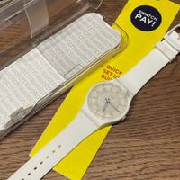 Swatch CHIC PAY! Blanco Oro Nuovo