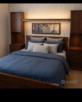 camera da letto legno massello 
