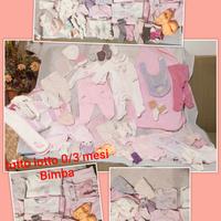 abbigliamento neonato 0/3 mesi bimba. usato lotto 