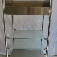 CARRELLO ESPOSITORE ACCIAIO INOX