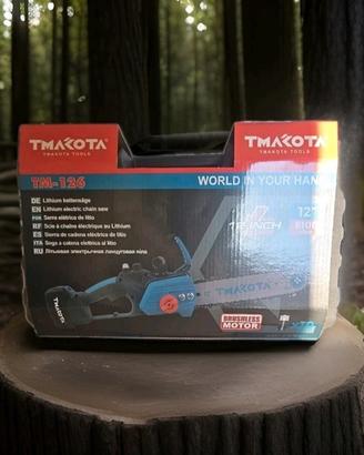 motosega 12 pollici a olio makota doppia batteria