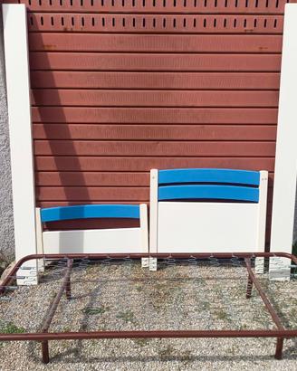 STRUTTURA LETTO SINGOLO + RETE