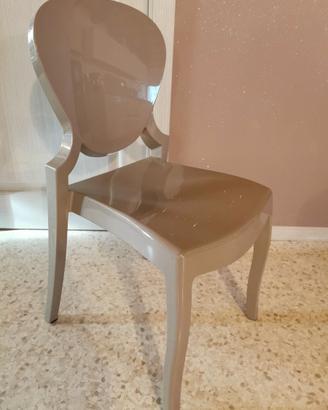 Eleganti Sedie PEDRALI QUEEN tortora - interno/est