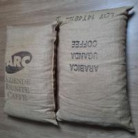 cuscini sacchi caffè