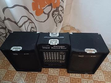 casse e mixer portabile