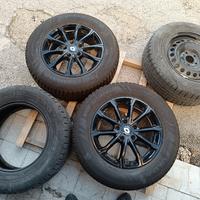 2 cerchi mak con gomme Fulda termiche trattabile