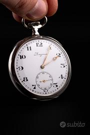 Longines E.F.Co da tasca in argento Grand Prix