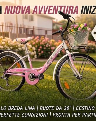 bicicletta ragazza Breda 20"