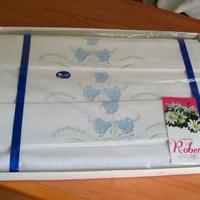 Completo matrimoniale Robert con ricami svizzeri