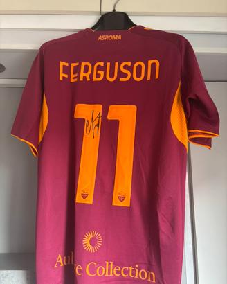 Maglietta Roma Ferguson autografata