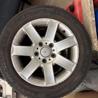 Cerchi lega e gomme termiche per mini countryman.
