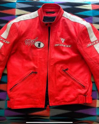 Dainese Max Biaggi giacca pelle tg 52 (L/XL)