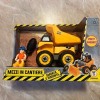 Mezzi in cantiere smonta e rimonta giocattoli