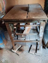 Sega circolare da banco da legna