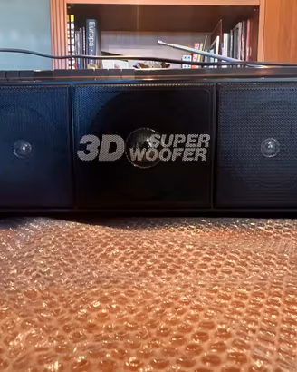 Stereo Boombox Hitachi 3D8 Super Woofer Anni 80