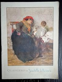 Quaderno scolastico Giacomo Favretto anni 60 