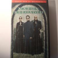 VHS Film Matrix Reloaded Blockbuster