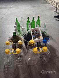 bottiglie/bottiglioni/ damigiane 