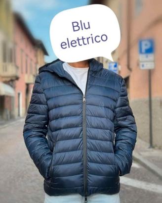 Piumino 100 grammi blu XL, nuovo