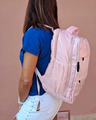 zaino da viaggio rosa