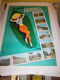 manifesto poster pubblicitario Irpinia Romoli 1950