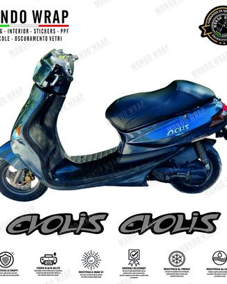 Adesivi compatibili con scooter EVOLIS 50 carena p