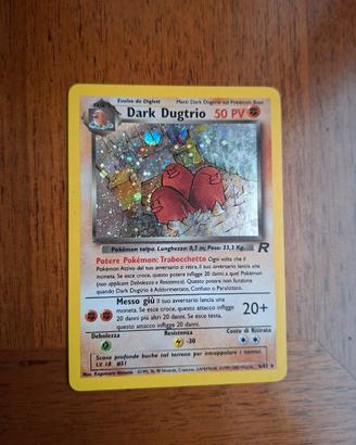 Dark Dugtrio 6/82 Team Rocket Card Pokemon 2000