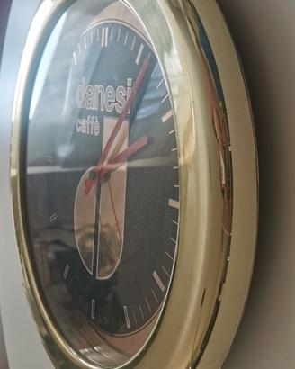 Orologio da parete Caffè Danesi vintage: pub, bar