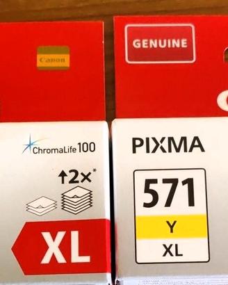 Cartucce Canon originali Nuove GIALLO XL