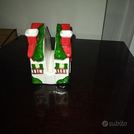 portatovaglioli +pupazzi in cera+portacandele  met