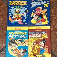 Lotto 4 supplementi Topolino anni '75/'76