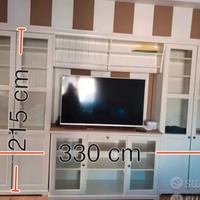 mobile soggiorno ikea componibile bianco shabby 