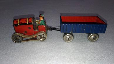 GAMA Trattore cingolato con rimorchio