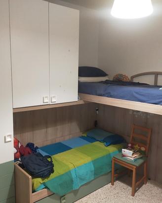 Cameretta Bit letto a castello + singolo