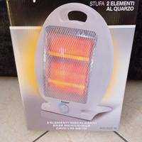 stufa due elementi al quarzo