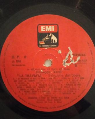 Disco in vinile Giuseppe Verdi (raro).