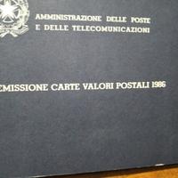 Emissione Carte Valori Postali 1986