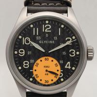 Glycine KMU48 KMU 48 Limited Edition Orange