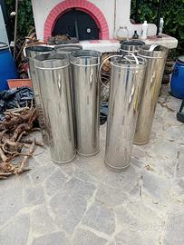 Tubi canna fumaria in acciaio inox NUOVI