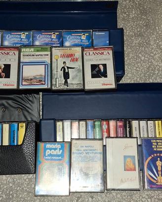 Cassette musica con custodia