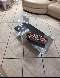 Tavolino da salotto in vetro