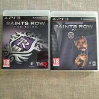 Lotto SAINTS ROW THE THIRD + SAINTS ROW IV xPS3