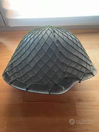 Elmetto NVA in acciaio con rete,